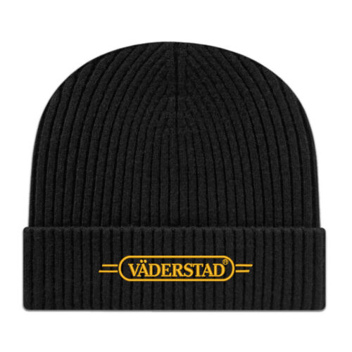 Premium Blend Ribbed Knit Toque - Black Thumbnail
